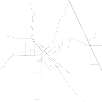 ROAD MAP OF OCHLOCKNEE, GEORGIA BY MAPBAKES