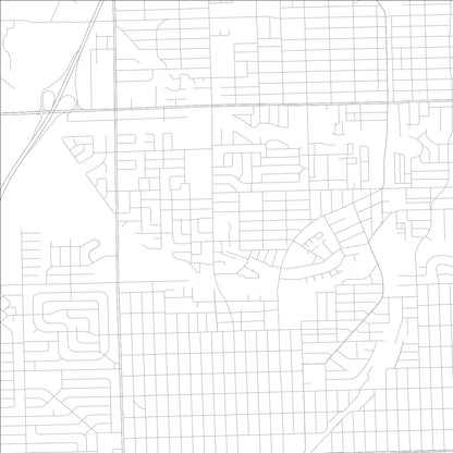 ROAD MAP OF LAZY LAKE, FLORIDA BY MAPBAKES