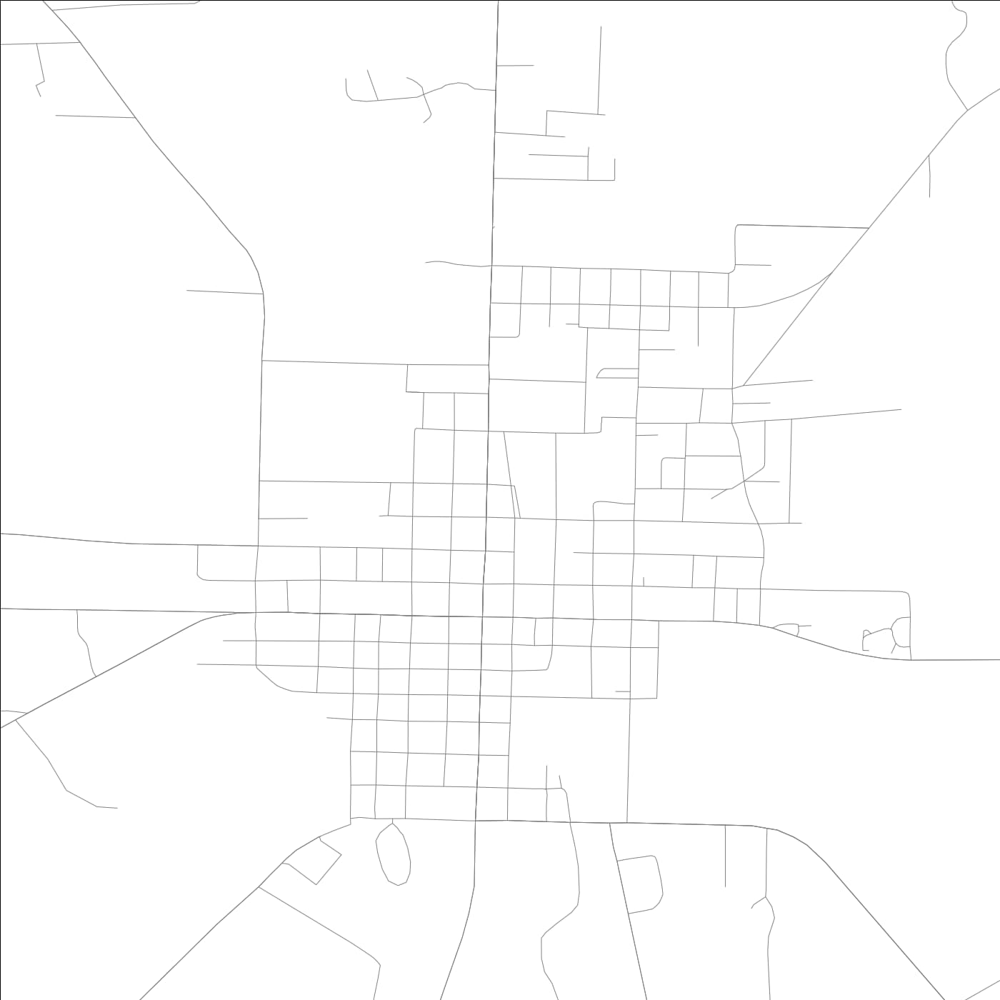 ROAD MAP OF OCILLA, GEORGIA BY MAPBAKES