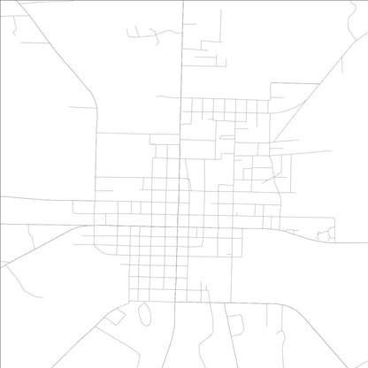 ROAD MAP OF OCILLA, GEORGIA BY MAPBAKES