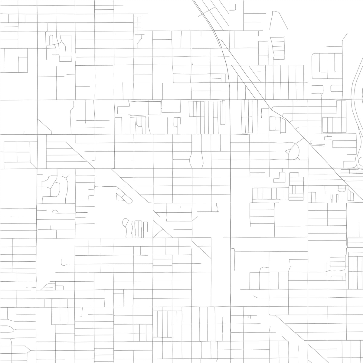 ROAD MAP OF LEALMAN, FLORIDA BY MAPBAKES