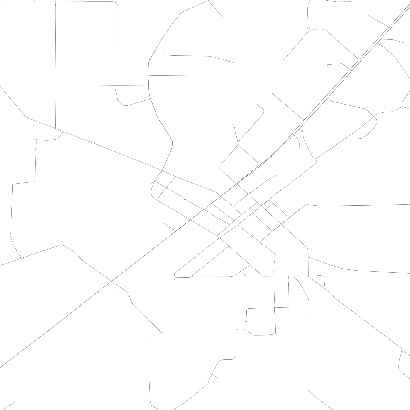 ROAD MAP OF OFFERMAN, GEORGIA BY MAPBAKES