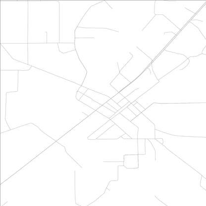 ROAD MAP OF OFFERMAN, GEORGIA BY MAPBAKES