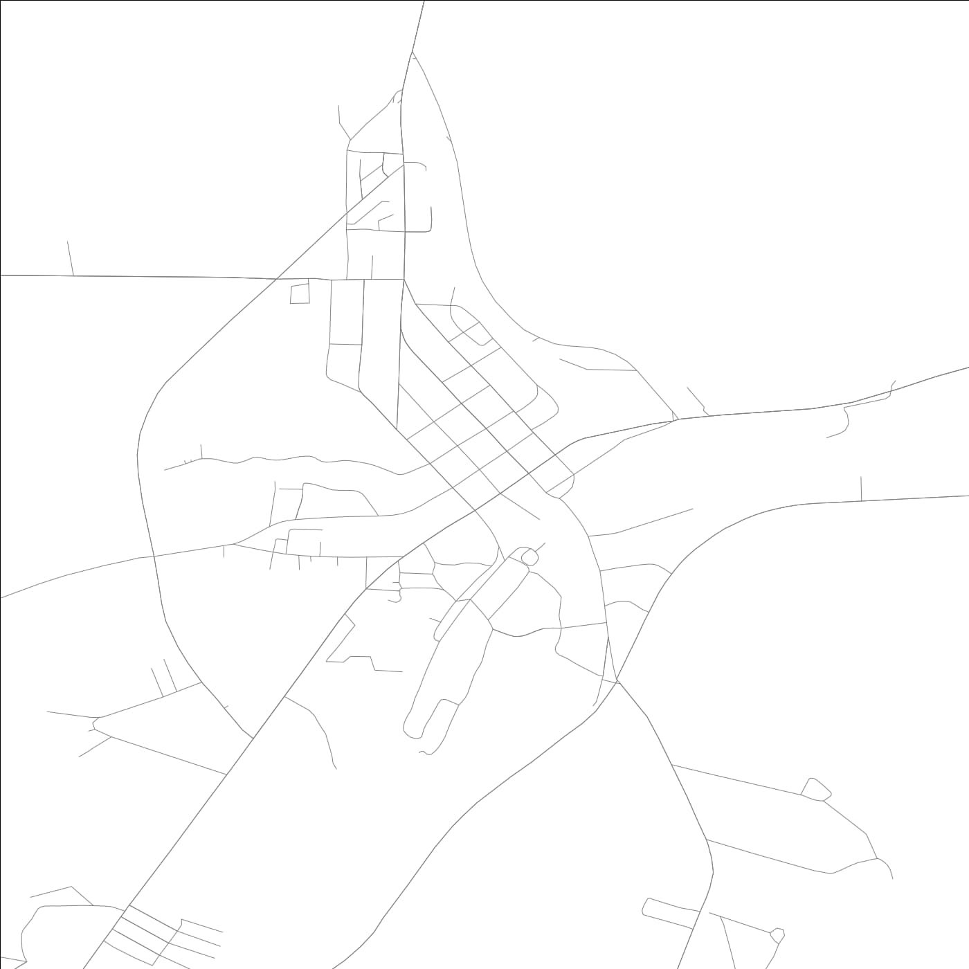 ROAD MAP OF OGLETHORPE, GEORGIA BY MAPBAKES