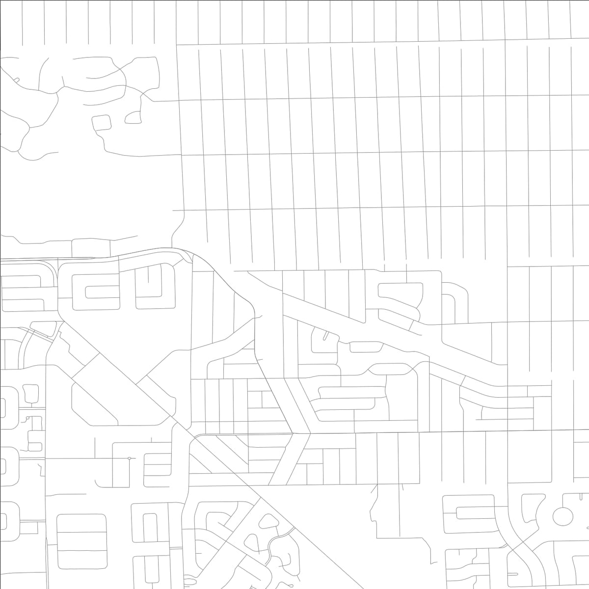 ROAD MAP OF LEHIGH ACRES, FLORIDA BY MAPBAKES