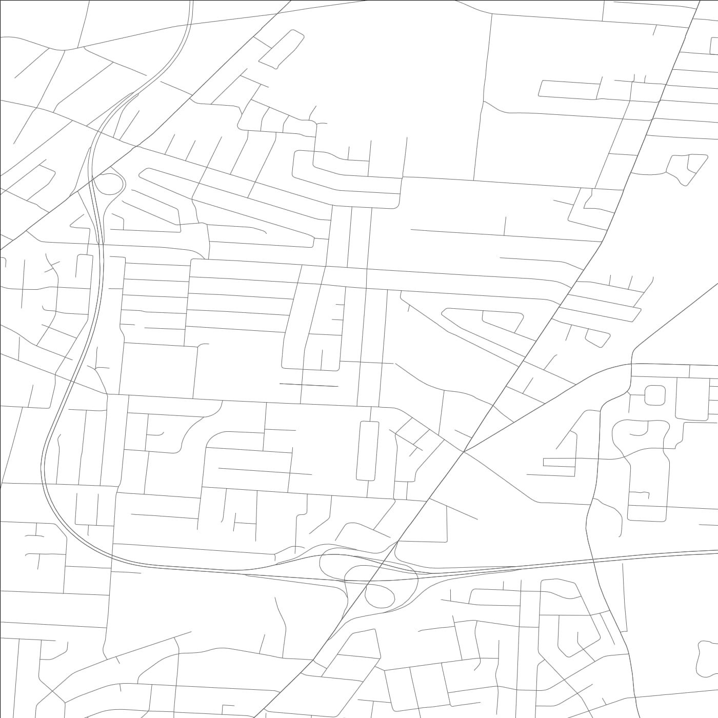 ROAD MAP OF SHIVELY, KENTUCKY BY MAPBAKES