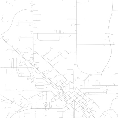 ROAD MAP OF NORTH VERNON, INDIANA BY MAPBAKES