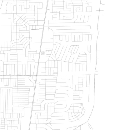 ROAD MAP OF LIGHTHOUSE POINT, FLORIDA BY MAPBAKES