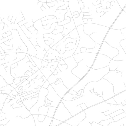 ROAD MAP OF PEACHTREE CORNERS, GEORGIA BY MAPBAKES