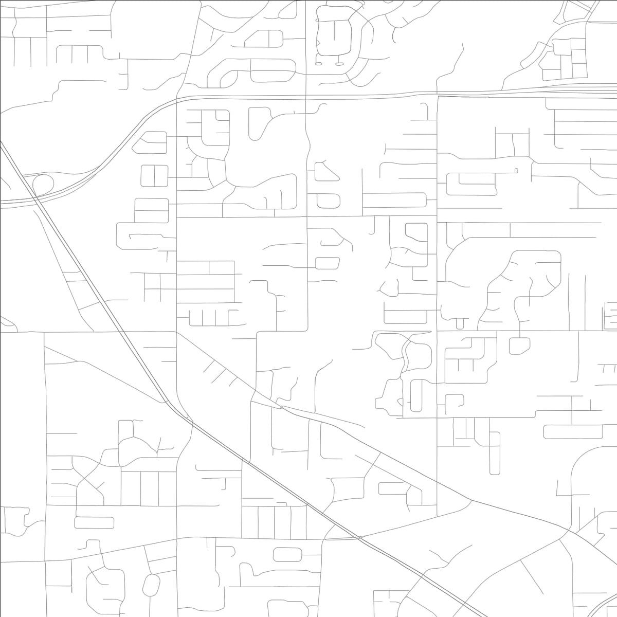 ROAD MAP OF LOCKHART, FLORIDA BY MAPBAKES