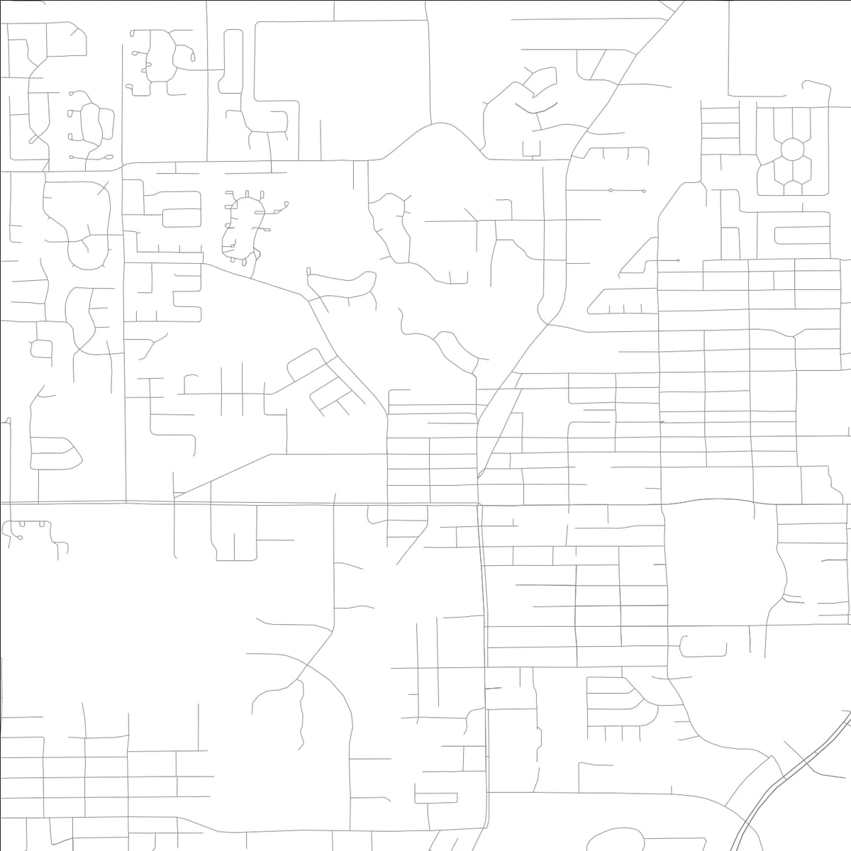 ROAD MAP OF LONGWOOD, FLORIDA BY MAPBAKES