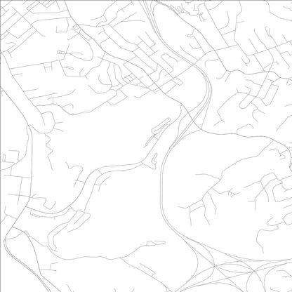 ROAD MAP OF SOUTHGATE, KENTUCKY BY MAPBAKES