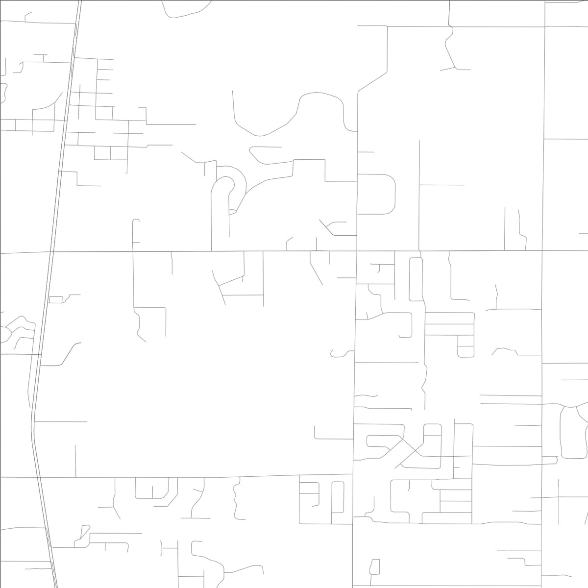 ROAD MAP OF LUTZ, FLORIDA BY MAPBAKES