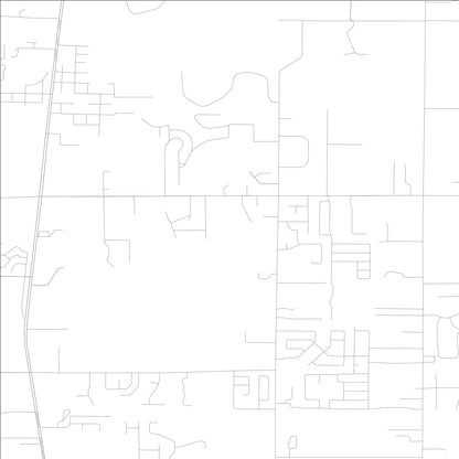 ROAD MAP OF LUTZ, FLORIDA BY MAPBAKES