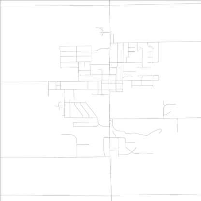 ROAD MAP OF OSSIAN, INDIANA BY MAPBAKES