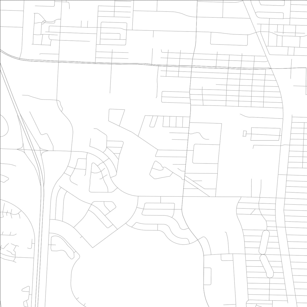 ROAD MAP OF MANGONIA PARK, FLORIDA BY MAPBAKES