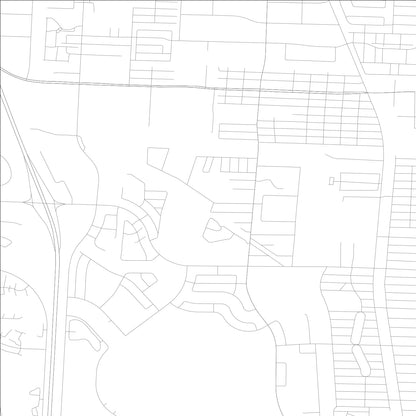 ROAD MAP OF MANGONIA PARK, FLORIDA BY MAPBAKES
