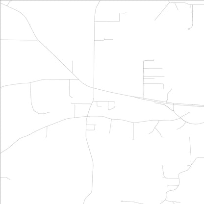 ROAD MAP OF PARKERS SETTLEMENT, INDIANA BY MAPBAKES