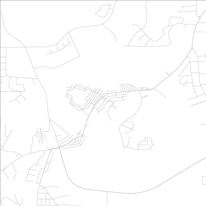 ROAD MAP OF PORTERDALE, GEORGIA BY MAPBAKES