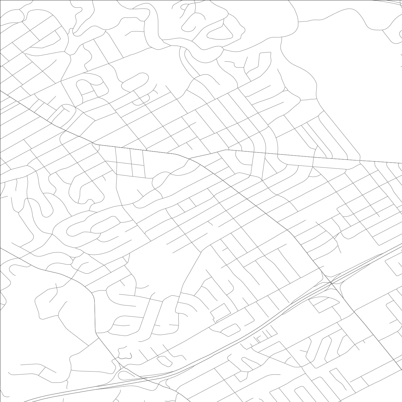 ROAD MAP OF STRATHMOOR MANOR, KENTUCKY BY MAPBAKES