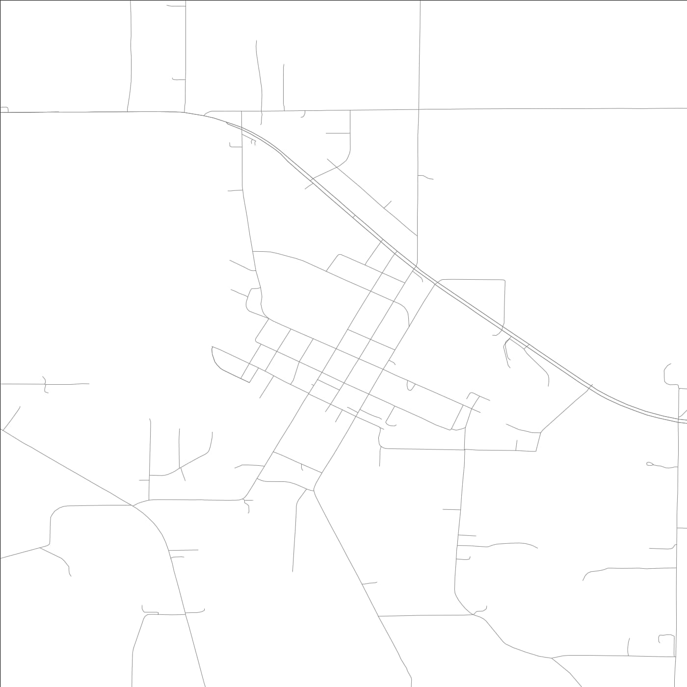 ROAD MAP OF POULAN, GEORGIA BY MAPBAKES