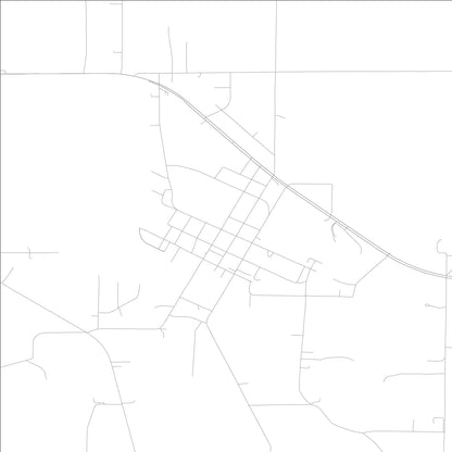 ROAD MAP OF POULAN, GEORGIA BY MAPBAKES