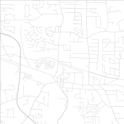 ROAD MAP OF POWDER SPRINGS, GEORGIA BY MAPBAKES