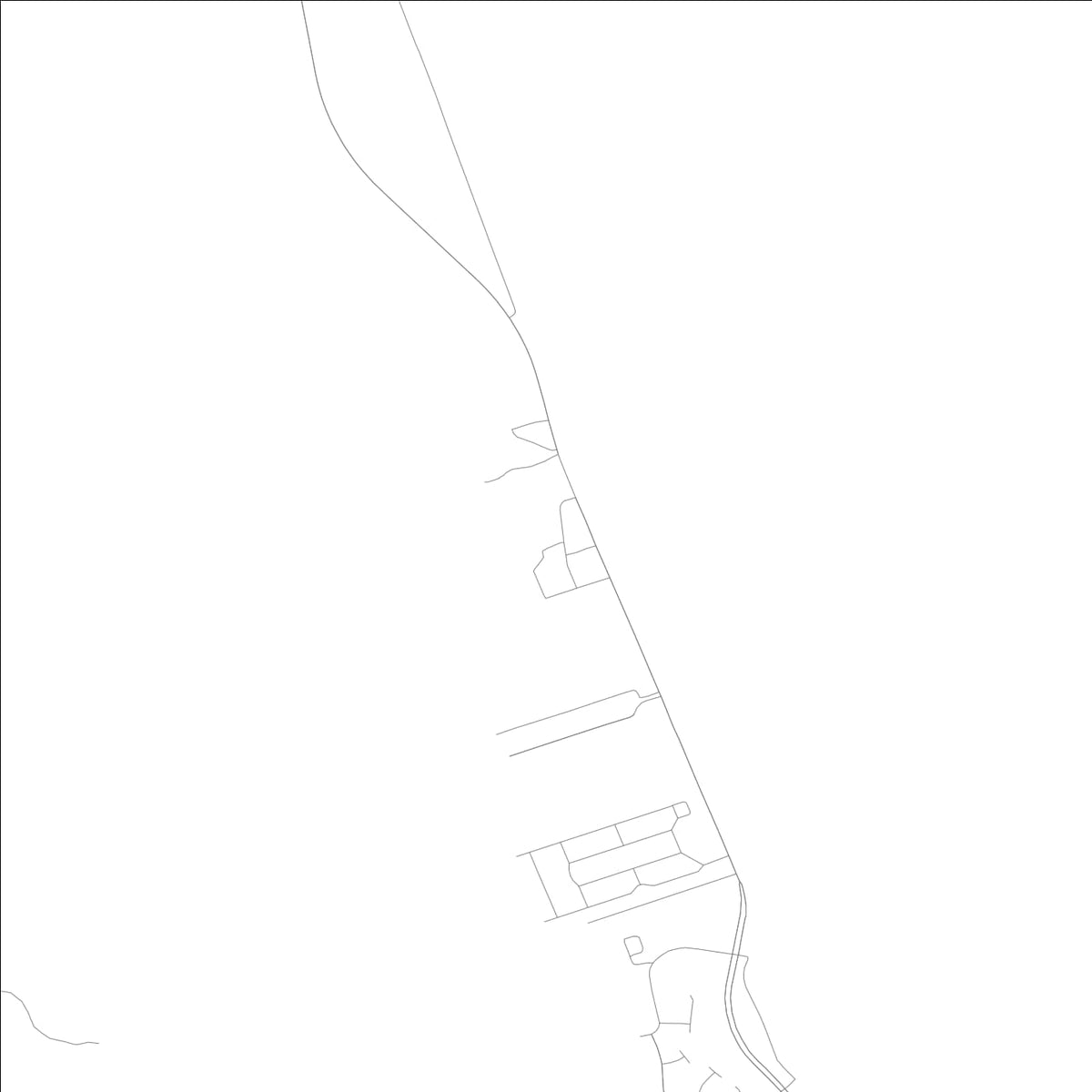 ROAD MAP OF MARINELAND, FLORIDA BY MAPBAKES