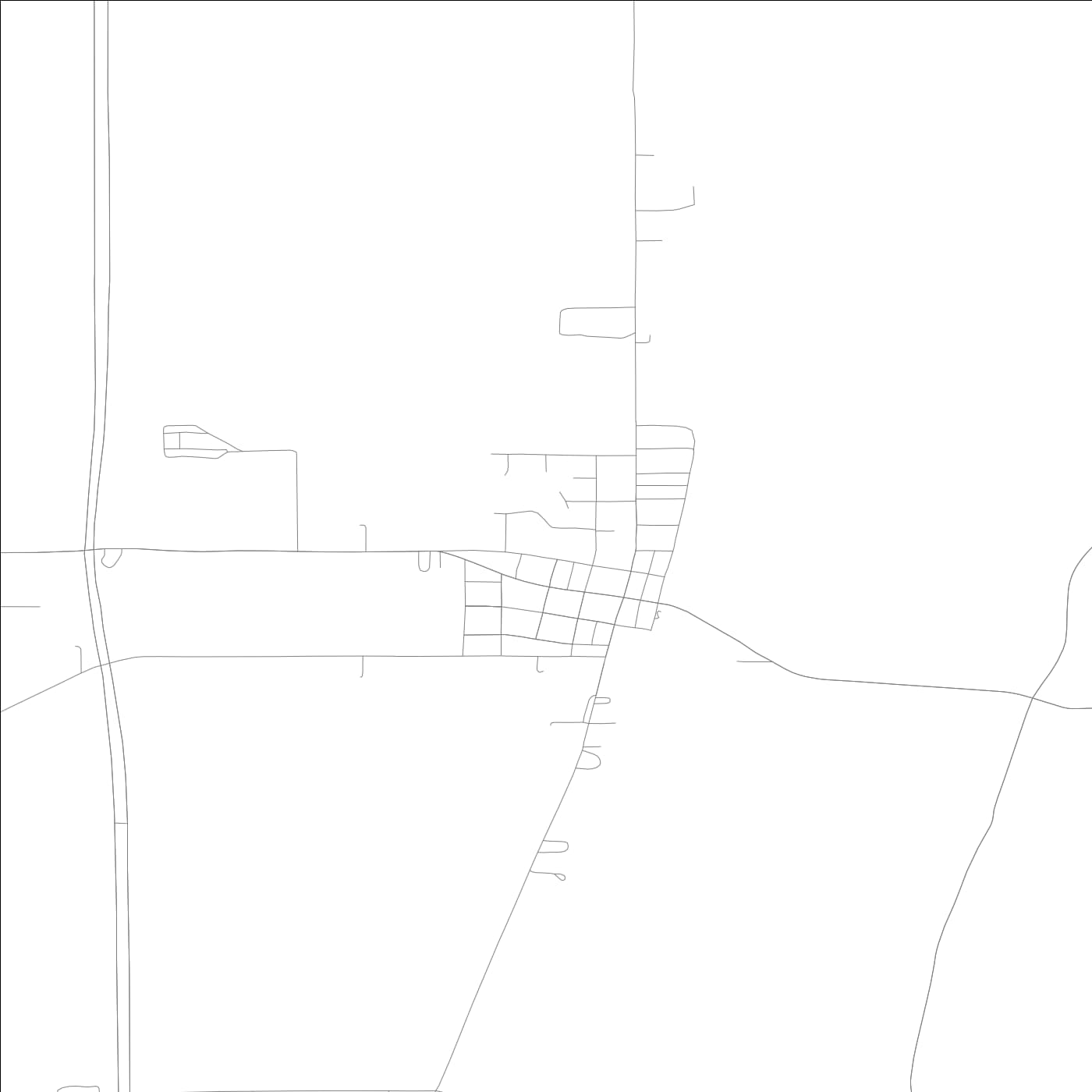 ROAD MAP OF PERRYSVILLE, INDIANA BY MAPBAKES