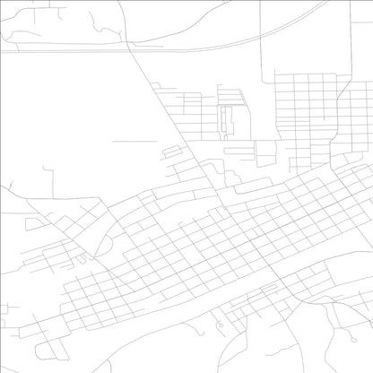 ROAD MAP OF PERU, INDIANA BY MAPBAKES