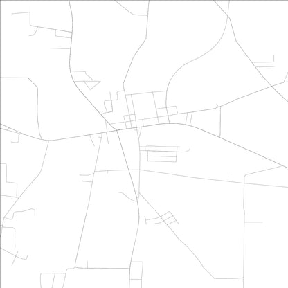 ROAD MAP OF RAY CITY, GEORGIA BY MAPBAKES