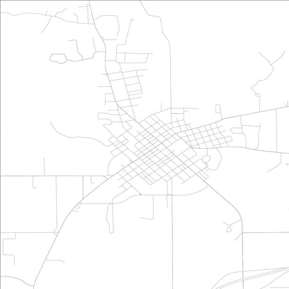 ROAD MAP OF PETERSBURG, INDIANA BY MAPBAKES