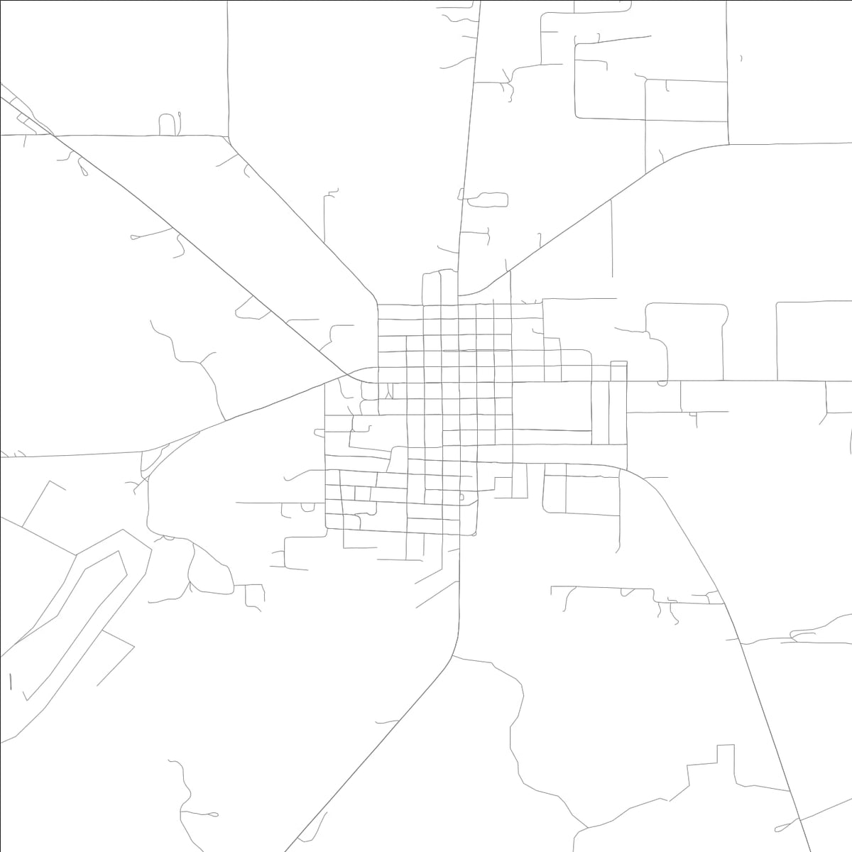 ROAD MAP OF MAYO, FLORIDA BY MAPBAKES