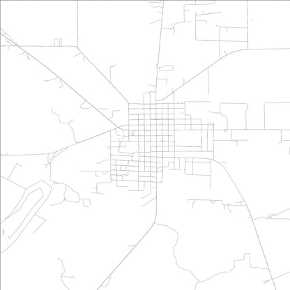 ROAD MAP OF MAYO, FLORIDA BY MAPBAKES