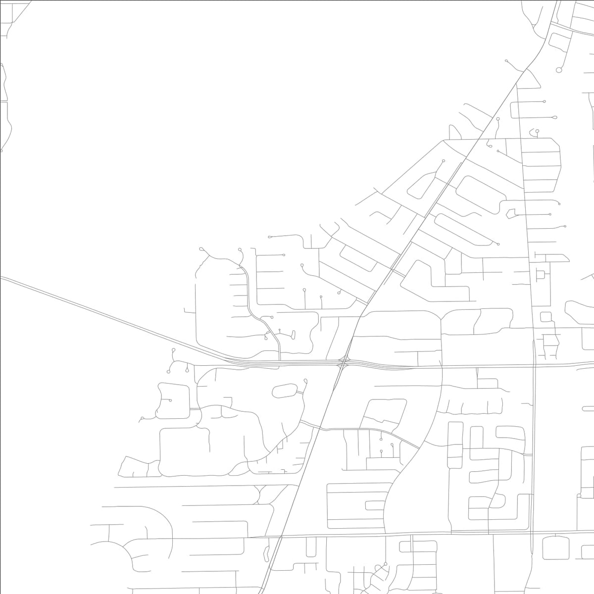 ROAD MAP OF MCGREGOR, FLORIDA BY MAPBAKES