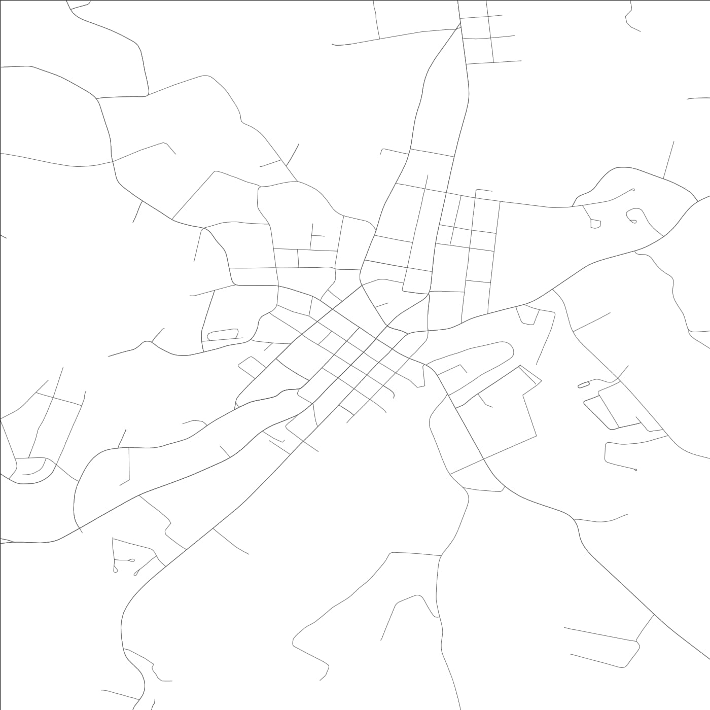 ROAD MAP OF TOMPKINSVILLE, KENTUCKY BY MAPBAKES