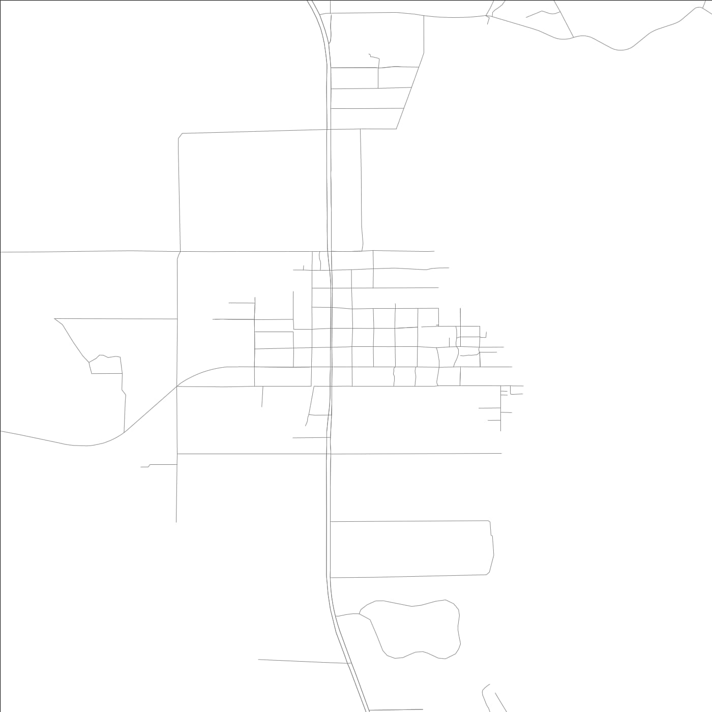 ROAD MAP OF MCINTOSH, FLORIDA BY MAPBAKES