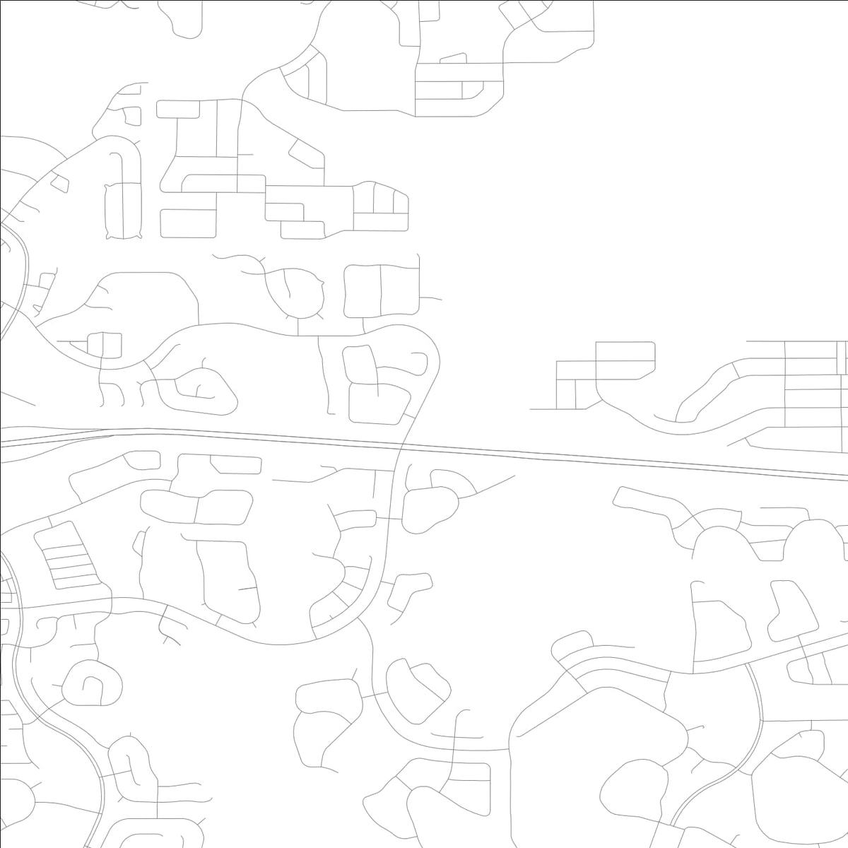 ROAD MAP OF MEADOW WOODS, FLORIDA BY MAPBAKES