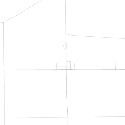 ROAD MAP OF PONETO, INDIANA BY MAPBAKES