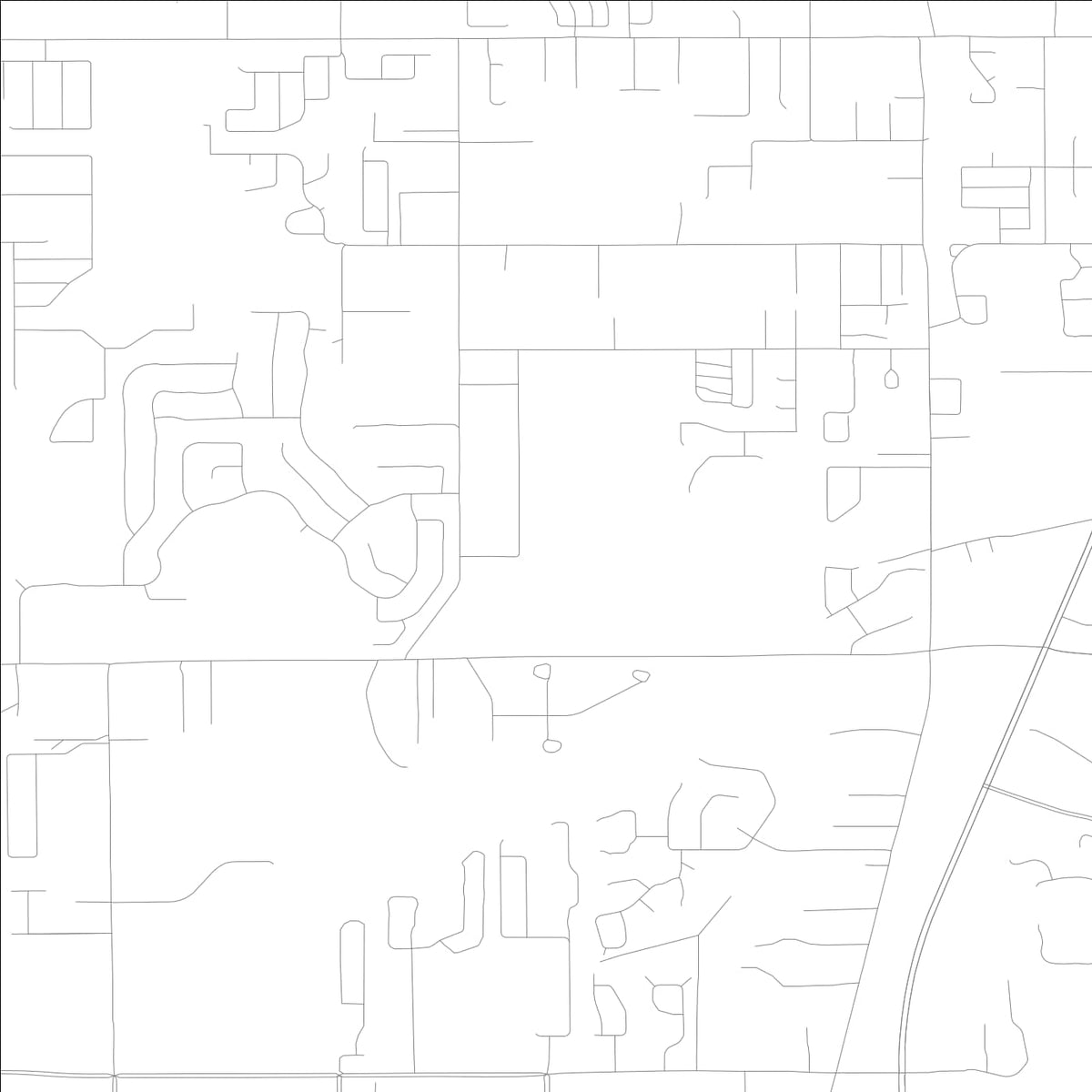 ROAD MAP OF MEDULLA, FLORIDA BY MAPBAKES