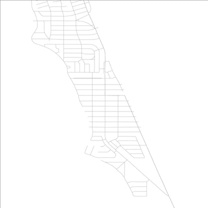 ROAD MAP OF MELBOURNE BEACH, FLORIDA BY MAPBAKES