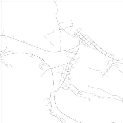 ROAD MAP OF VANCEBURG, KENTUCKY BY MAPBAKES