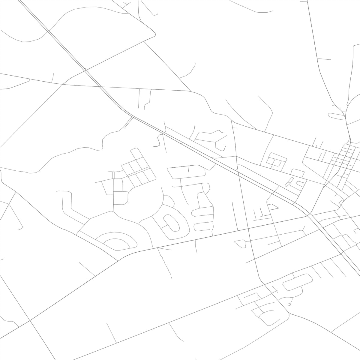 ROAD MAP OF MILLSBORO, DELAWARE BY MAPBAKES