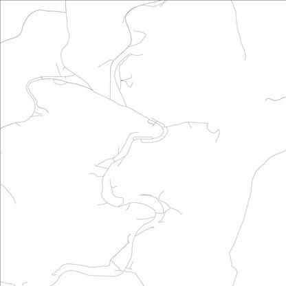 ROAD MAP OF VIRGIE, KENTUCKY BY MAPBAKES