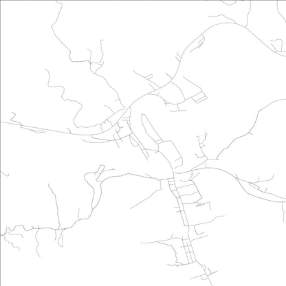 ROAD MAP OF WALLINS CREEK, KENTUCKY BY MAPBAKES