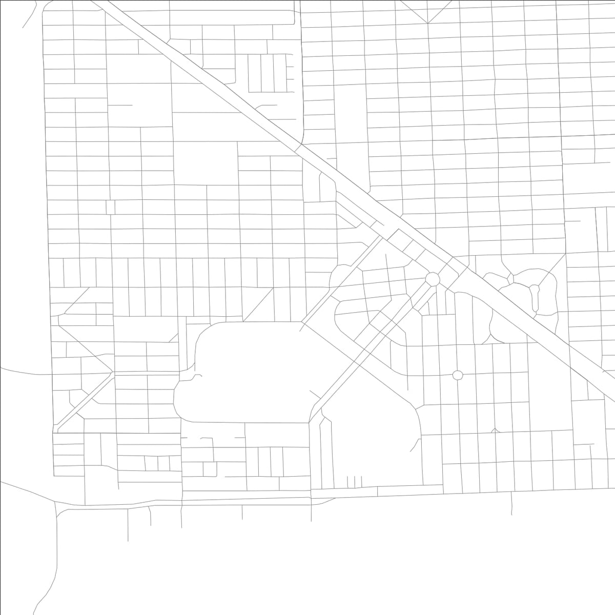 ROAD MAP OF MIAMI SPRINGS, FLORIDA BY MAPBAKES