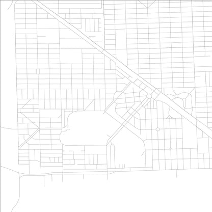 ROAD MAP OF MIAMI SPRINGS, FLORIDA BY MAPBAKES
