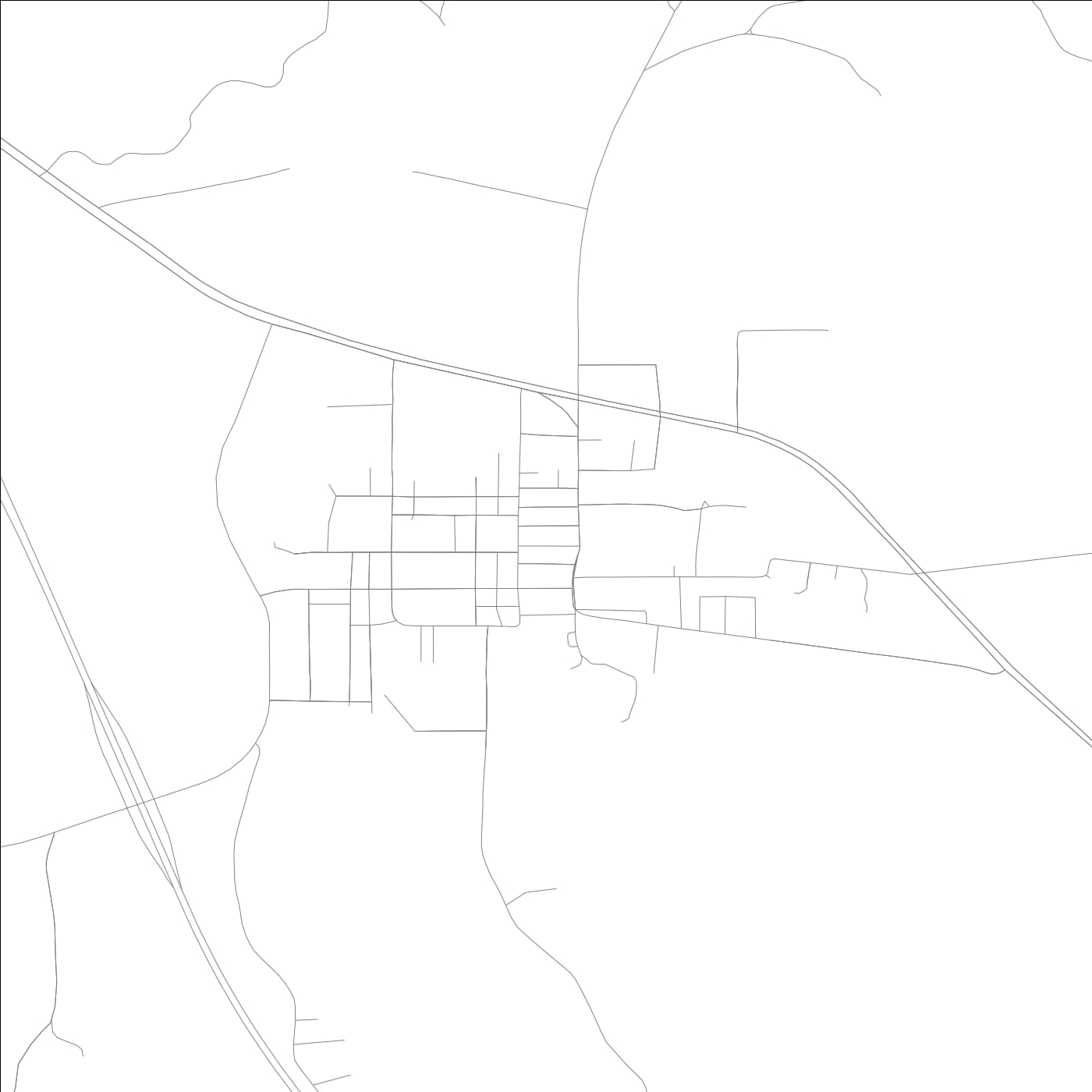 ROAD MAP OF MICANOPY, FLORIDA BY MAPBAKES