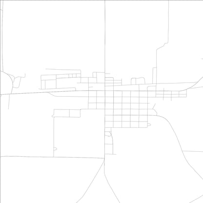 ROAD MAP OF ROCHELLE, GEORGIA BY MAPBAKES