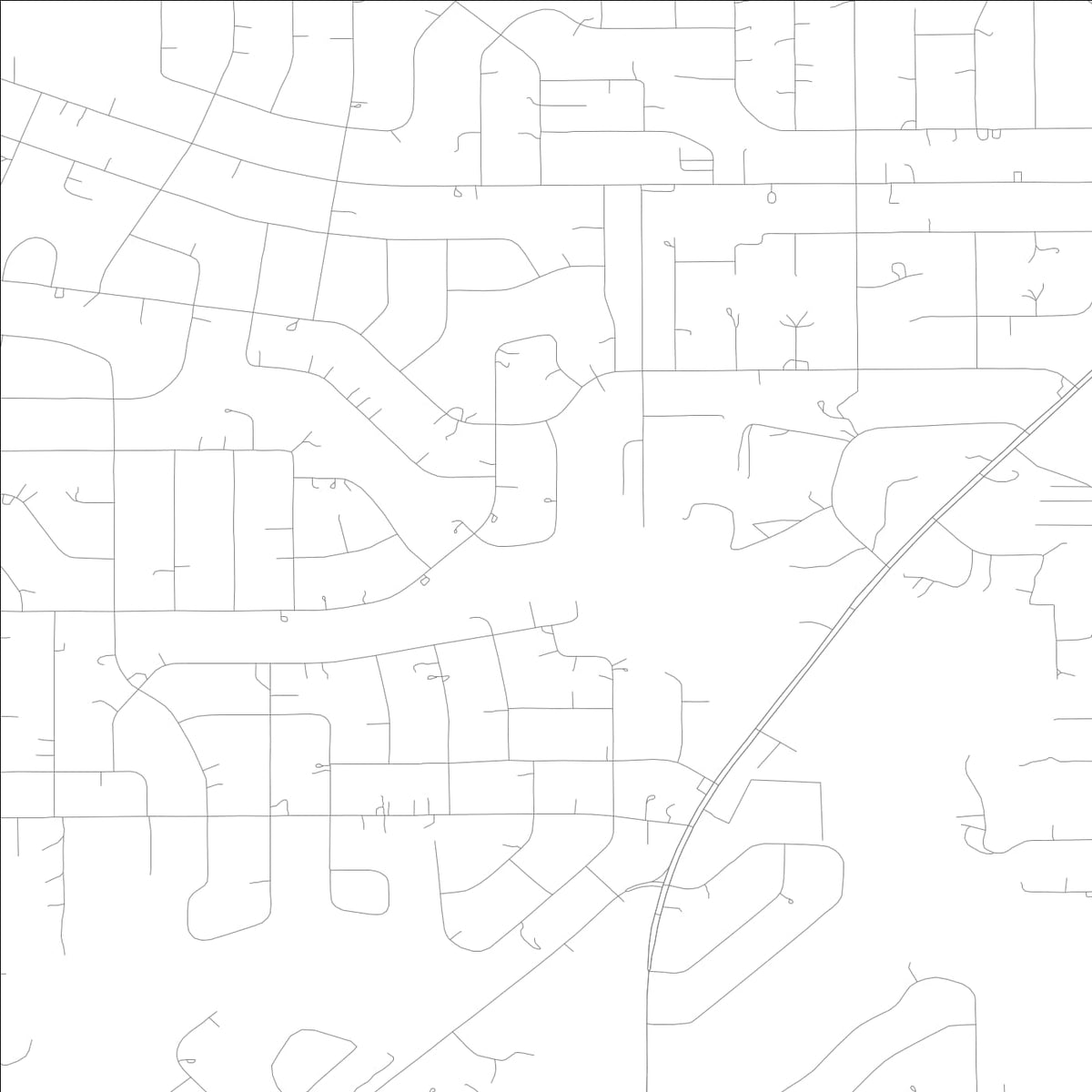 ROAD MAP OF MIDDLEBURG, FLORIDA BY MAPBAKES